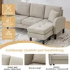 L-förmiges Ecksofa mit Chaiselo, 3-Sitzer-Sofa aus Produktbild-Vorschau 7