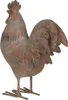 Clayre & Eef Figur Hahn 19x9x24 cm Grau Braun Polyresin Produktbild-Vorschau 2