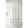 Gardine ANNE weiß beige 140x270 cm  Ösen Produktbild-Vorschau 3