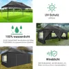 Pavillon, pavillon pliant 3 x 6 m, imperméable, protection Voir les images du produit 3