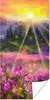 MuchoWow® Poster Gemälde - Ölfarbe - Blumen - Natur - Sonne Produktbild-Vorschau 1