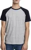 Urban Classics - RAGLAN Contrast T-Shirt grau / navy - XXL Podgląd zdjęcia produktu 6
