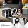 Cage de transport pour chien simple dos droit - 54 x 69 x Voir les images du produit 4