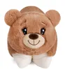 A brown teddy bear plush toy with striped paws, presented against a white background. Anteprima dell’immagine prodotto