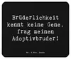 Mr. & Mrs. Panda Mauspad Spruch Adoptivbruder Liebe - Produktbild-Vorschau 1