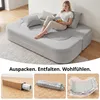 Sofa 3-Sitzer mit Schlaffunktion, 196 cm Komfortables Produktbild-Vorschau 4