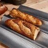Forma na bagety Baguette Tray Moulle Baguette Oven Černá Náhled obrázku produktu 5