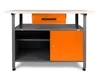 ONDIS24 Werkbank Klaus 120 cm orange Höhe 85 cm Produktbild-Vorschau 1