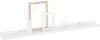 A white wall shelf with decorative items. Produktbild-Vorschau