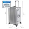 Travelhouse London - Športový kufor XL, strieborný Náhľad obrázku produktu 2