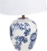 Stolní lampa Clayre & Eef Ø 28x42 cm Bílá modrá keramika Náhled obrázku produktu 3