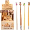 4er Set Capybara Wackel-Gelstifte 22 cm Gelschreiber Produktbild-Vorschau 1