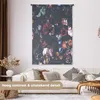 MuchoWow® Wandteppich Wandbehang Blumen - Farben - Kunst Produktbild-Vorschau 2