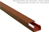 Kabelkanal 15x10 mm Kirsche dunkel Holzoptik Maserung – 1 m Produktbild-Vorschau 3