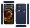 Multiple views of a blue iPhone 12 Mini case with a card slot. Anteprima dell’immagine prodotto