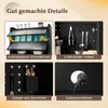 COSTWAY 192 cm Armoire de cuisine, Étagère de cuisine avec Voir les images du produit 5