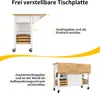 MODFU Kücheninsel (120×45×90cm)Küchenschrank Essschrank Produktbild-Vorschau 6