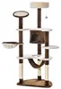 PawHut Kraboom, kattenboom, krabpaal, klimboom, speelboom, Productafbeelding-voorbeeld 1
