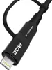 Wozinsky WNBAA, 1 m, 2 x USB A, USB C/Lightning, Czarny Podgląd zdjęcia produktu 3