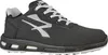 A single black and gray athletic shoe is shown against a white background. Voir les images du produit