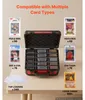 Boîte de rangement pour cartes SucceBuy, rouge, pour 96 Voir les images du produit 3