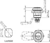 Blechmontagezylinder, 20mm, gleichsperrend Sperre EK Produktbild-Vorschau 2