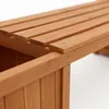 Mucola Gartenbank mit Blumenkästen Holzbank Holz Garten Produktbild-Vorschau 14