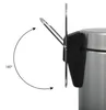 MSV kleiner Treteimer fur Bad/Toilette - silber glanzend - Produktbild-Vorschau 9