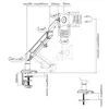Ergo Office ER-405B, Klemme /Bolzen, 9 kg, 43,2 cm (17"), Produktbild-Vorschau 13