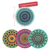Oblique Unique 4 Filz Untersetzer Mandala  Ø 12cm Produktbild-Vorschau 2