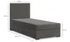 Boxspringbett mit Bettkasten, Einzelbett 90x200, Produktbild-Vorschau 8