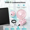 Handventilator,Tragbarer USB Handyhalter Lüfter,Mini Hand Produktbild-Vorschau 7