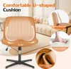 Chaise de bureau Sweiko,chaise avec pieds croisés,sans Voir les images du produit 3