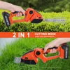 Elektrische Heckenschere, Heckenschere kabellos, 2 in 1 Produktbild-Vorschau 7