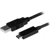 StarTech.com USB-A zu USB-C Kabel 1m, USB 2.0, 3A, Schwarz Produktbild-Vorschau 1