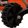 vidaXL Schneeschieber mit Teleskopgriff Orange Stahl Produktbild-Vorschau 5