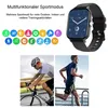 TPFNet Smartwatch mit Silikon Armband - individuelles Produktbild-Vorschau 2