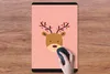 MuchoWow® Mauspad Mousepad Rentier - Weihnachten - Rosa - Produktbild-Vorschau 3