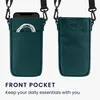 kwmobile Handytasche für Smartphones XXL - 7" - Canvas Produktbild-Vorschau 4