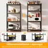 Regały do dużych obciążeń COSTWAY, 4-poziomowe regały Podgląd zdjęcia produktu 5