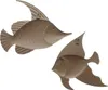 2x Wanddeko "Fische" aus Metall, 28 + 36 cm, Deko maritim, Produktbild-Vorschau 4