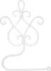Clayre & Eef Porte-rouleau WC 17x7x22 cm Blanc Fer Voir les images du produit 1