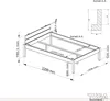 TUGA-Holztech Pfostenbett (Fichte) "Daybett" Massivholz 140 Produktbild-Vorschau 4