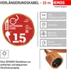 Cavo di prolunga EMOS 15 m Schuko, prolunga elettrica per Anteprima dell’immagine prodotto 11