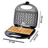 Doppel Waffeleisen,Waffeleisen Belgische Waffel,750W, für 2 Produktbild-Vorschau 4