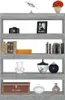 vidaXL Bücherregal/Raumteiler Grau Sonoma 100x30x135 cm Produktbild-Vorschau 6