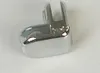 A close-up of a silver-colored corner piece, likely a component of a display case or shelving unit. Produktbild-Vorschau