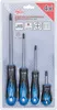 A set of four JIS screwdrivers in their retail packaging. Produktbild-Vorschau