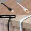 LAN Kabel Cat 8 Flach 3m Weiß – Netzwerkkabel RJ45 Ethernet Produktbild-Vorschau 4