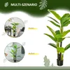 HOMCOM Kunstpflanzen im Topf 150 cm Bananen Kunstbaum Produktbild-Vorschau 5